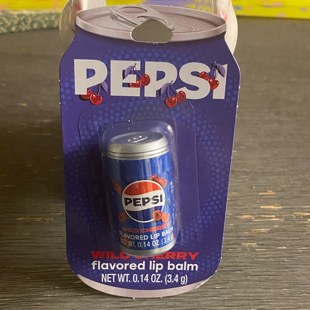 Pepsi Wild Cherry Lip Balm - Blue & Red